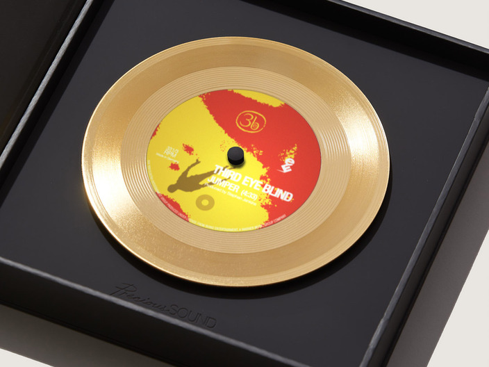 Playable Gold Record of Third Eye Blind's Jumper in Display Case