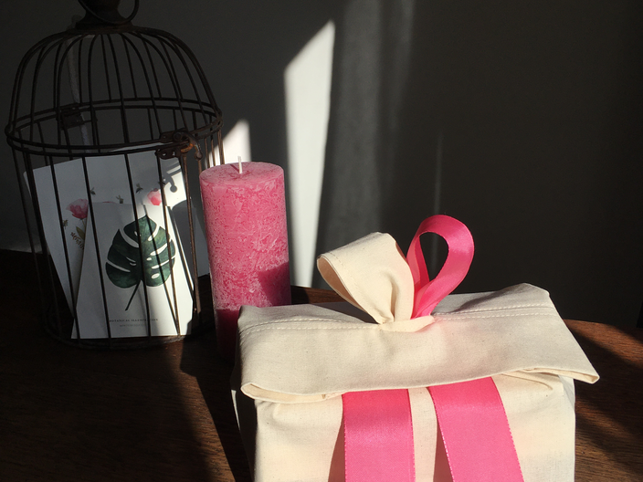 Natur-Pink Goodgive Geschenkverpackung hochkant