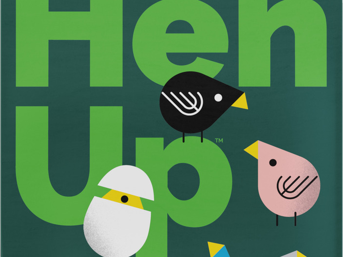 Hen Up Start and Grow 25 lb Bag Front Image