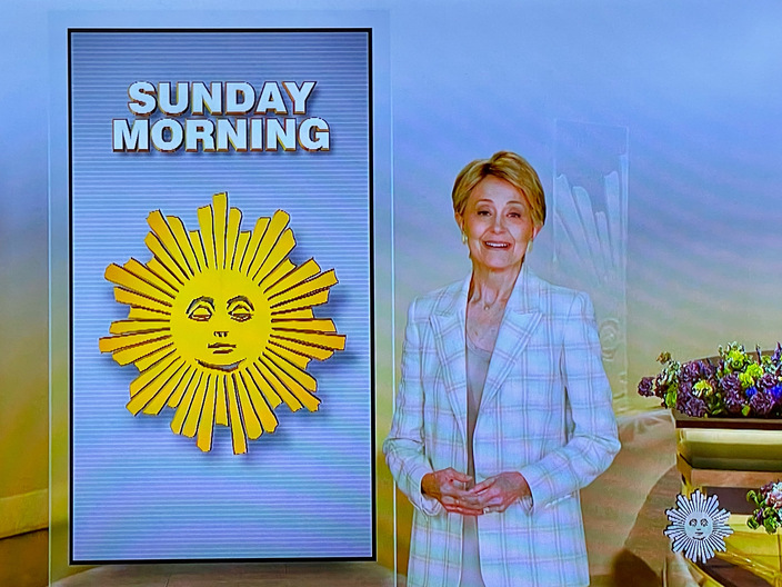 Susan Sarandon wearing her Bee Charm on Broadcast:  "CBS Sunday Morning" with Jane Pauley  July 25, 2021