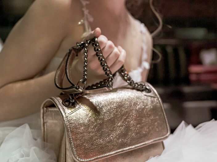 The Bella Handbag Metallic